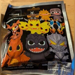 Monogram Figural Bag Clip Godzilla Series 1 Keychain Mystery